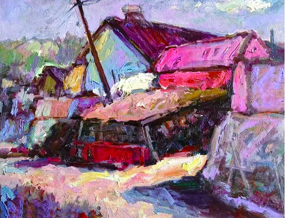 5.李维海《乡村一角》50x40cm.jpg