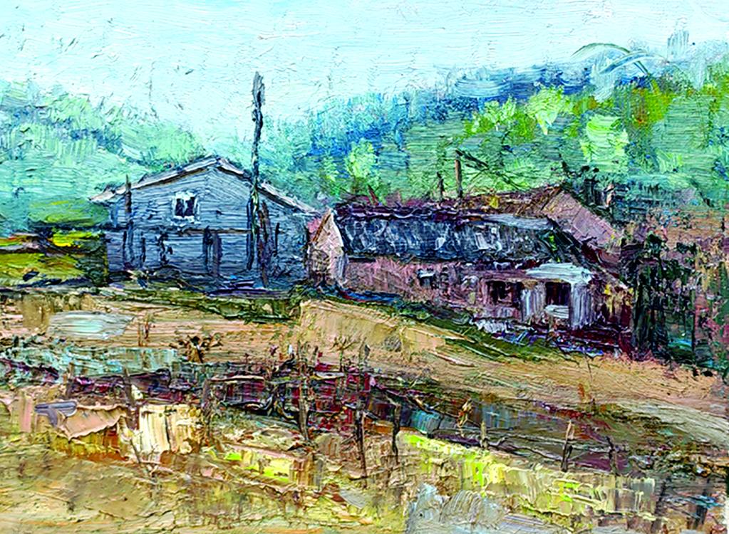 9.董玉红《村舍》30x40cm.jpg
