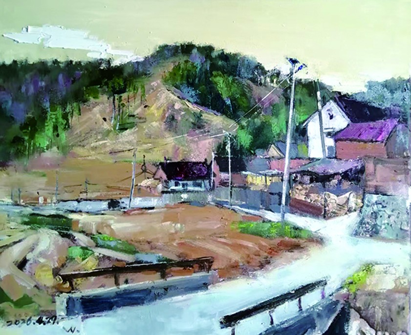 12.汪文柱《春》50x60cm.jpg